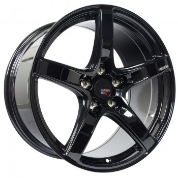 Option Lab R555 Gotham Black 18x9.5 5x112 +38