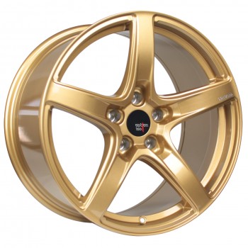 Option Lab R555 Top Secret Gold 18x9.5 5x112 +38