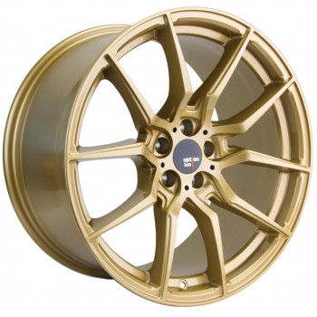 Option Lab R716 Top Secret Gold 18x9.5 5x112 +35