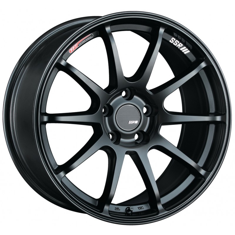 SSR GTV02 Flat Black 17x8 +45