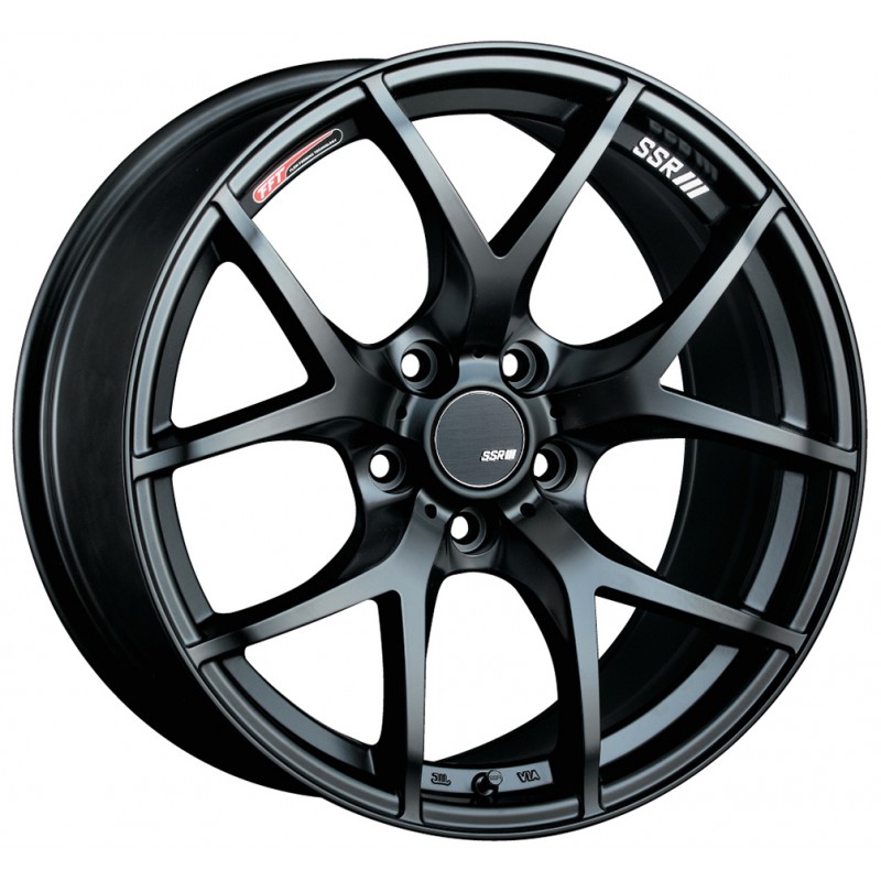 SSR GTV03 Flat Black 18x8.5 +40 5x112