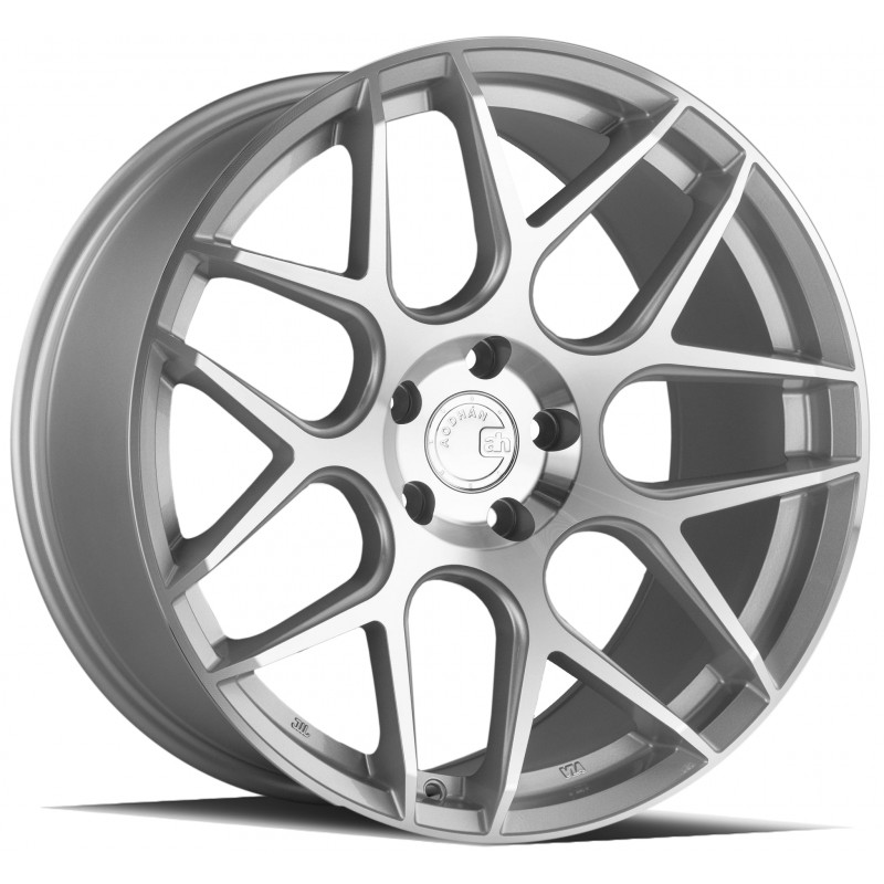 Aodhan AFF2 Gloss Silver Machined Face 20x9 5x112 +30