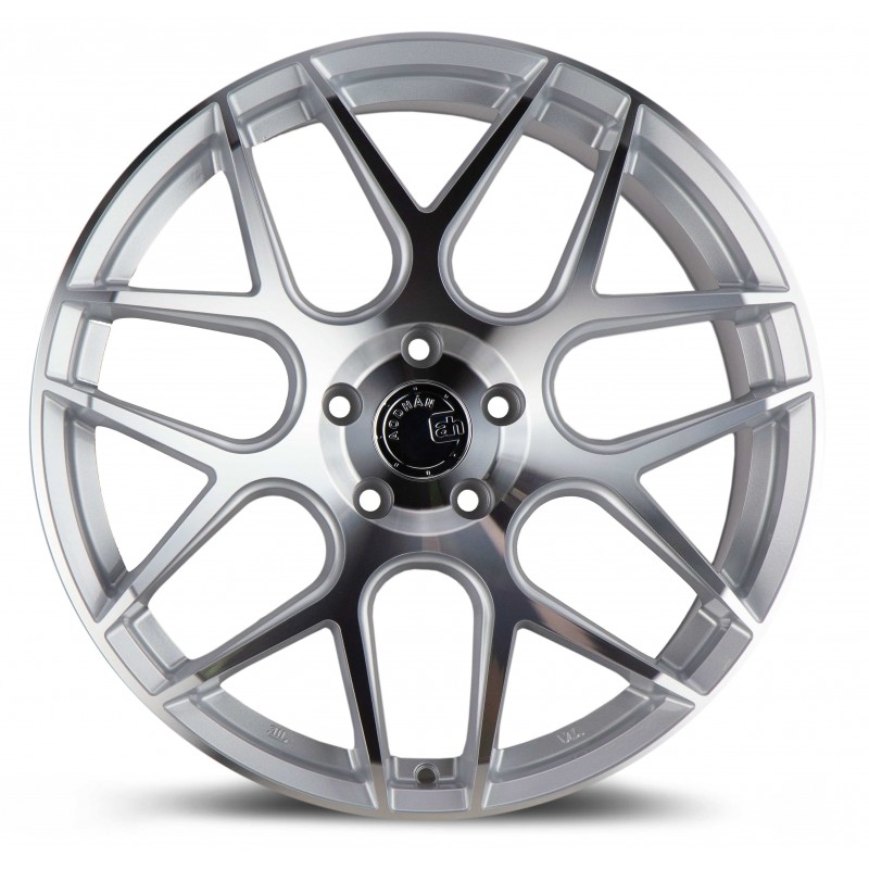 Aodhan AFF2 Gloss Silver Machined Face 20x9 5x112 +30