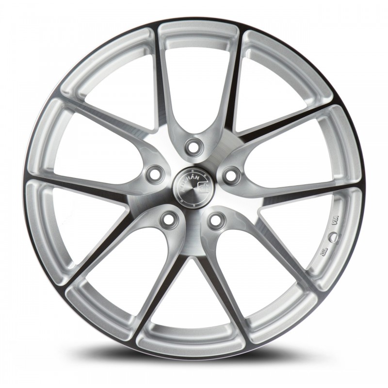 Aodhan AFF7 Gloss Silver Machined Face 18x8.5 5x112 +35