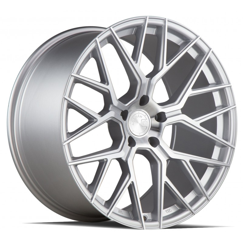 Aodhan AFF9 Gloss Silver Machined Face 20x9 5x112 +35