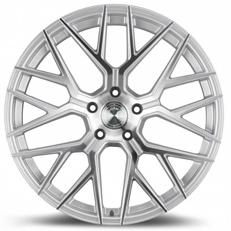 Aodhan AFF9 Gloss Silver Machined Face 20x10.5 5x112 +35