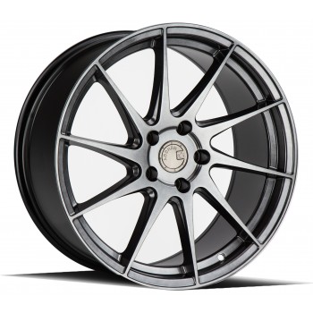 Aodhan AH09 (Driver Side) Hyper Black 18x9.5 5x112 +35