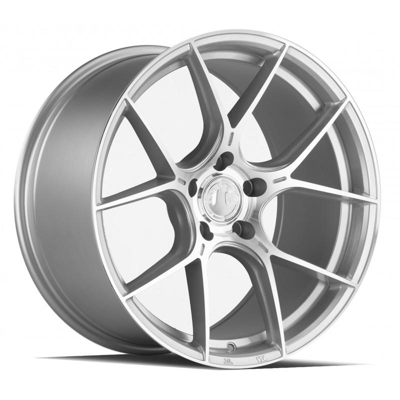 Aodhan AH-11 Gloss Silver Machined Face 18x9.5 5x112 +35