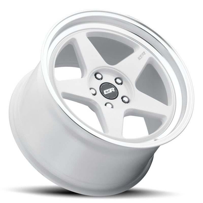 ESR CR5 Gloss White 18x8.5 5x112 +30