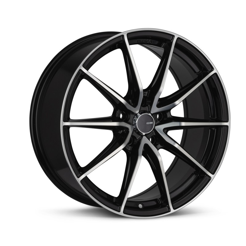 Enkei Draco Black Machined 18x8 5x112 +45