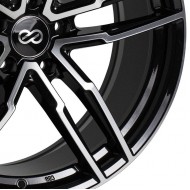 Enkei SS05 Black Machined 18x8 5x112 +45