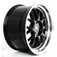 MST MT43 Black W/Machined Lip 17x9 5x112 +30