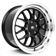 MST MT43 Black W/Machined Lip 18x9.5 5x112 +30