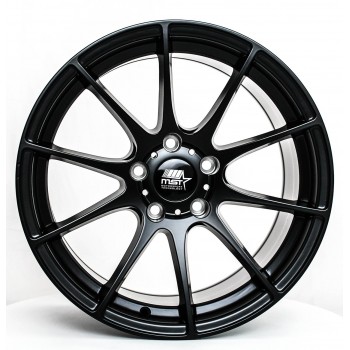 MST MT44 Matte Black 17x9 5x112 +35