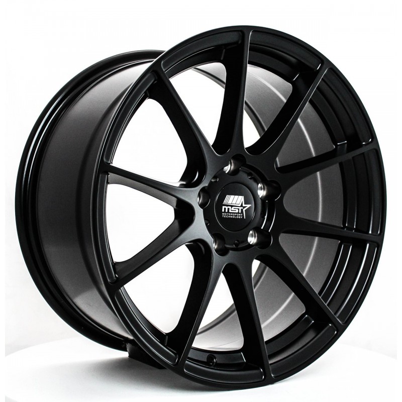 MST MT44 Matte Black 18x9.5 5x112 +32