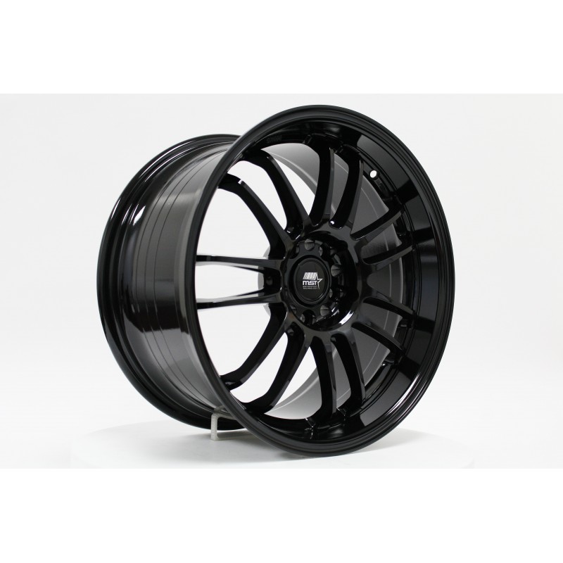 MST MT45 Glossy Black 18x9.5 5x112 +38