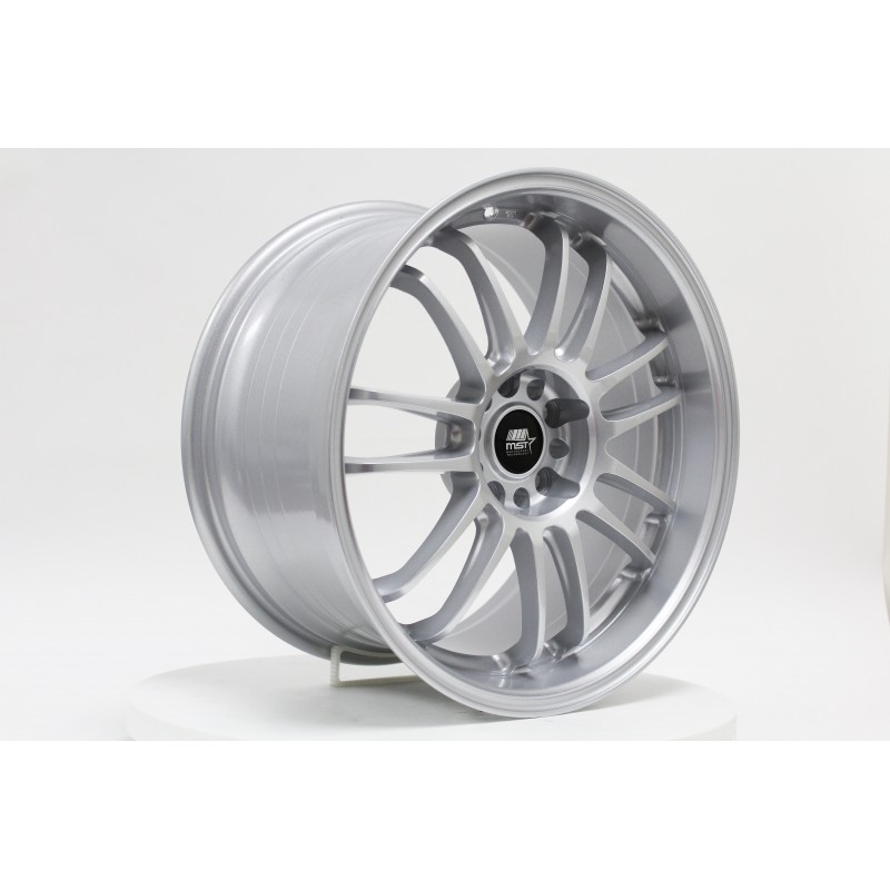 MST MT45 Glossy Silver 18x8.5 5x112 +38