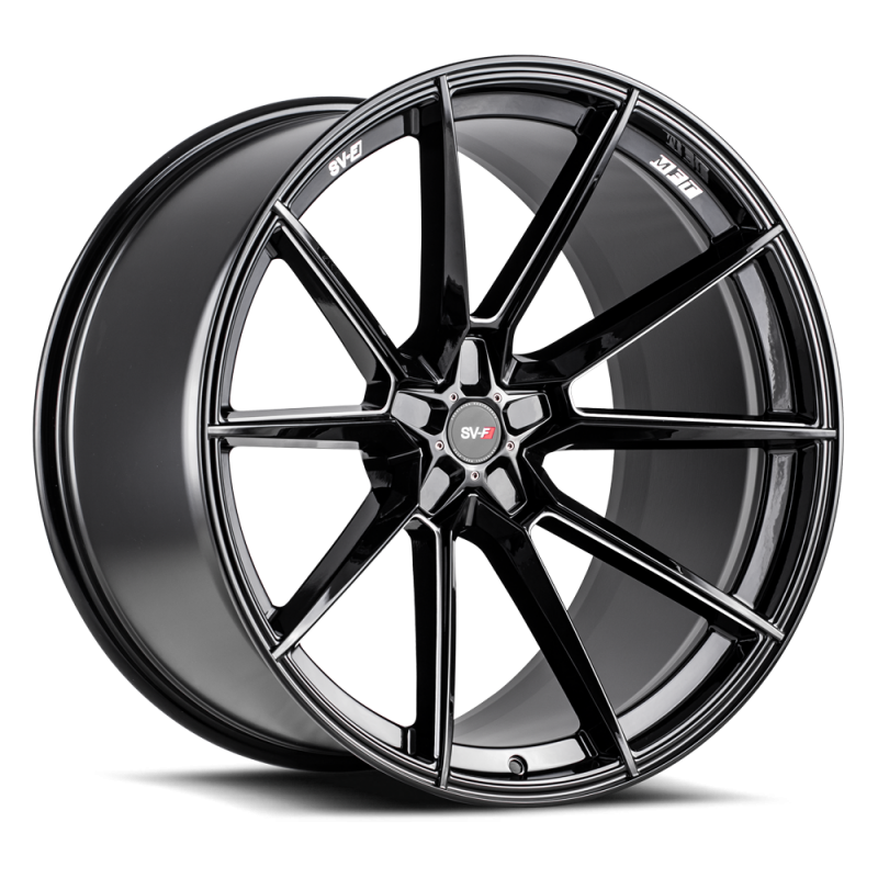 Savini SV-F4 Gloss Black Milled 21x10.5