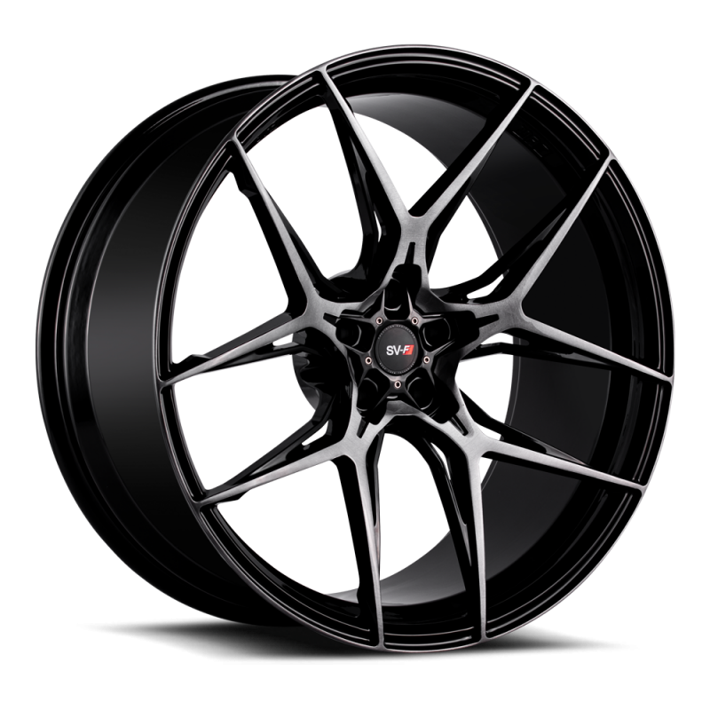 Savini SV-F5 Black Double Dark Tint 22x11 5x112