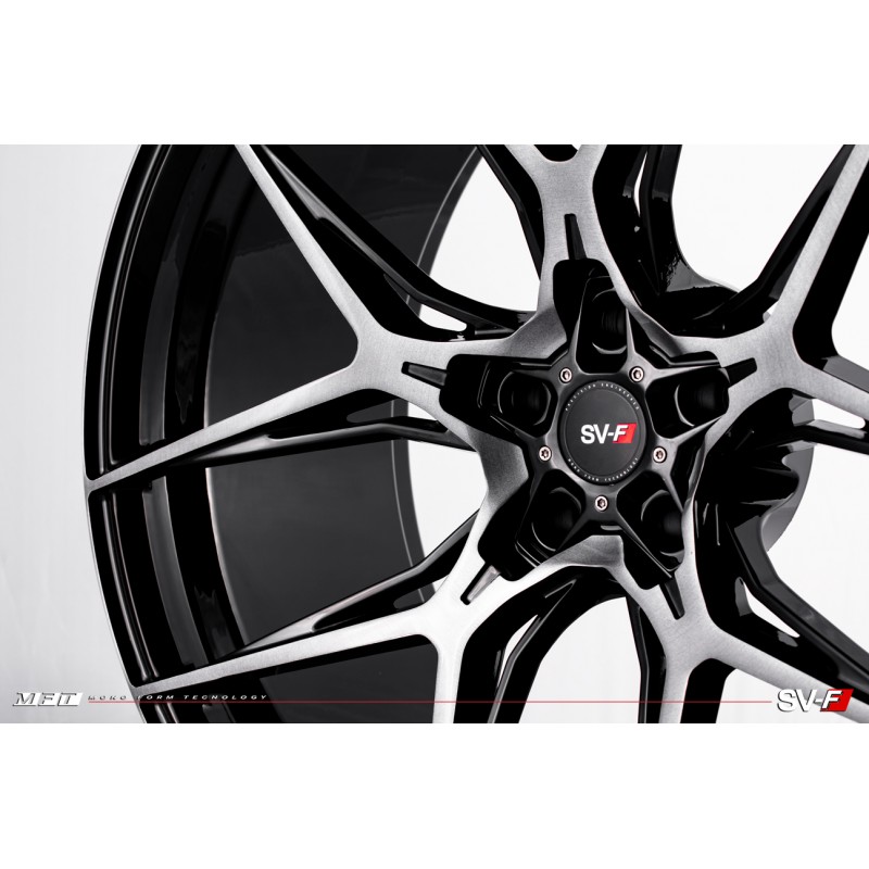 Savini SV-F5 Black Double Dark Tint 22x9 5x112